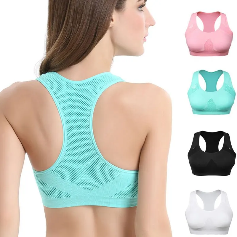 Women Breathable Sports Bra Absorb Sweat Shockproof Padded Gym Running Fitness Double Layer Seamless Yoga Sports Bra Underwear
Women Breathable Sports Bra Absorb Sweat Shockproof Padded Gym Running Fitness Double Layer Seamless Yoga Sports Bra Underwear