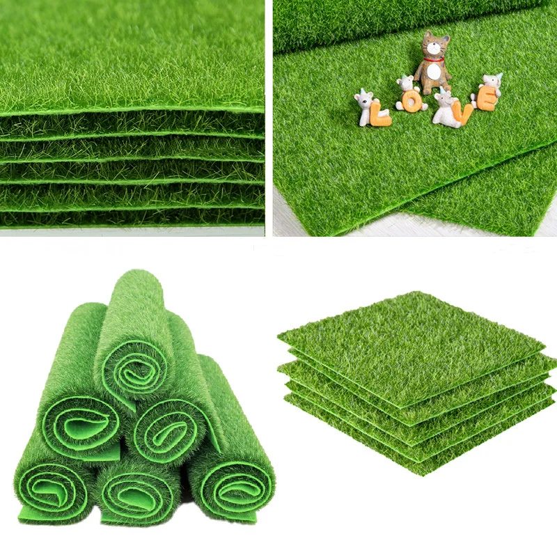 5pcs 30cm Artificial Grassland Simulation Moss Lawn Fake Green Grass Mat Carpet Turf DIY Micro Landscape Home Floor Garden Decor
5pcs 30cm Artificial Grassland Simulation Moss Lawn Fake Green Grass Mat Carpet Turf DIY Micro Landscape Home Floor Garden Decor