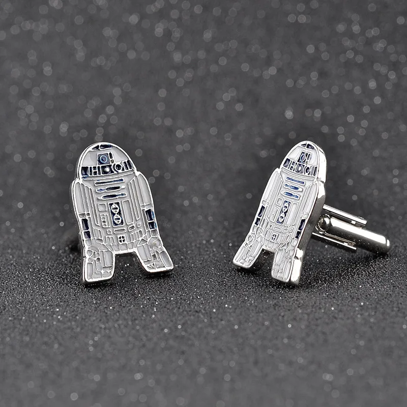 

Fashion Simple Versatile Spaceship Men's Shirt Cufflinks Business Wedding Party Woman's Sleeve Studs Graduation Gift