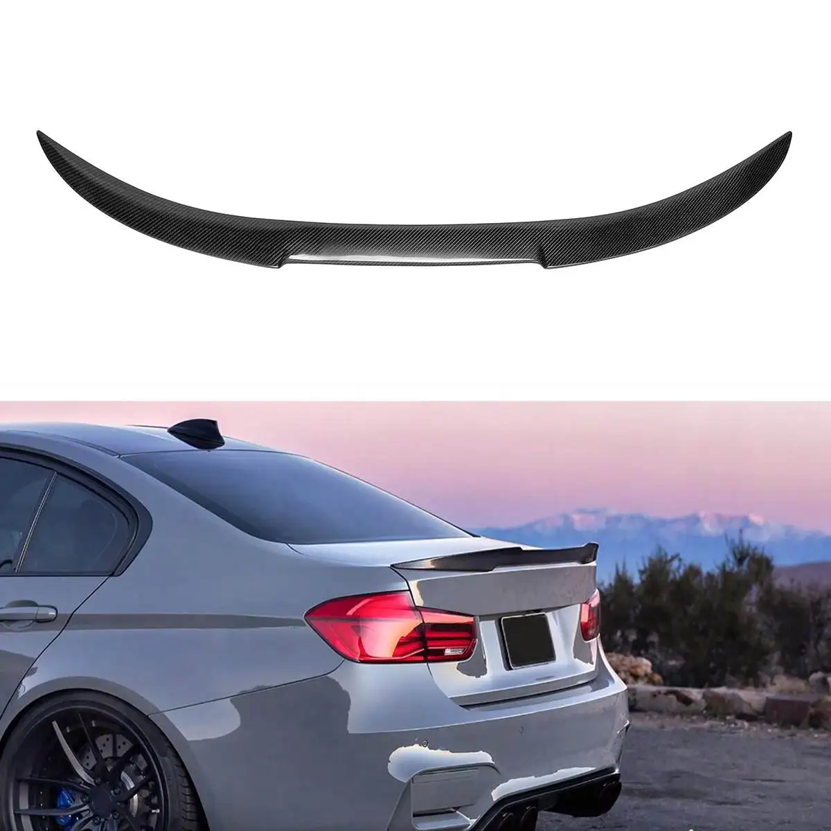 For BMW F30 2012-2016 F80 M3 4 Door Sedan 2014 2015 2016 M4 V Type Carbon Fiber Rear Trunk Spoiler Wing Boot Lip
For BMW F30 2012-2016 F80 M3 4 Door Sedan 2014 2015 2016 M4 V Type Carbon Fiber Rear Trunk Spoiler Wing Boot Lip