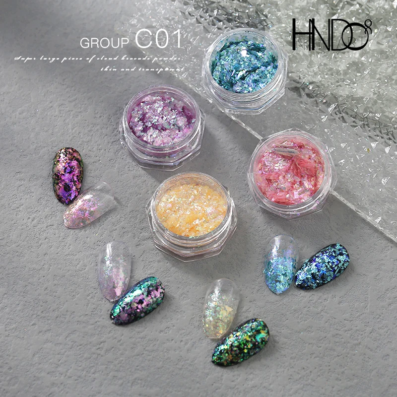 HNDO 2022 New 4 Color Pcs Set Opal Powder Glitter Nail Art Decoration Colorful Flakes Manicure Design Iridescent Pigment Dust
HNDO 2022 New 4 Color Pcs Set Opal Powder Glitter Nail Art Decoration Colorful Flakes Manicure Design Iridescent Pigment Dust