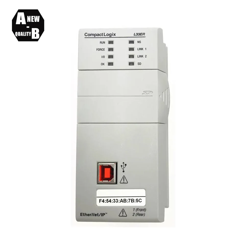 Новый оригинальный модуль процессора 1769-L33ER PLC Compact logix 5370 1769-L33ER
Новый оригинальный модуль процессора 1769-L33ER PLC Compact logix 5370 1769-L33ER