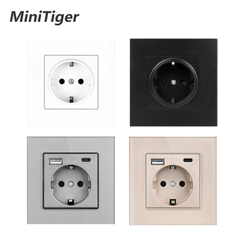 Электрическая розетка Minitiger с USB-портом, со стеклянной панелью, с портом Type-C, 110-250 В переменного тока, 16 А, настенная розетка с USB A + C стандарта ...
Электрическая розетка Minitiger с USB-портом, со стеклянной панелью, с портом Type-C, 110-250 В переменного тока, 16 А, настенная розетка с USB A + C стандарта ...