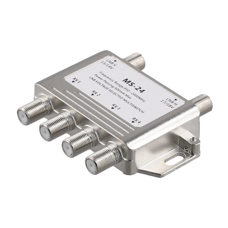 2 в 4 Выход Diseqc 4X2 переключатель спутникового сигнала Multiswitch LNB напряжение