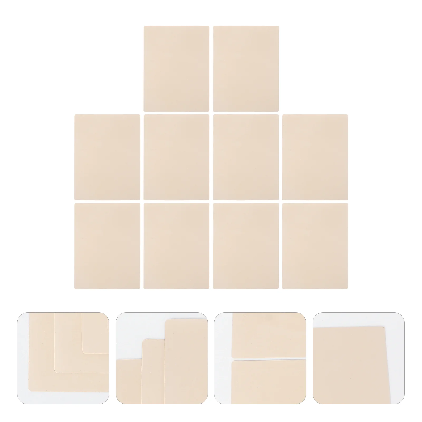 10Pcs Blank Practice Fake Skin Sheets Double Side Blank Practice for Beginners Experienced Artists 
10Pcs Blank Practice Fake Skin Sheets Double Side Blank Practice for Beginners Experienced Artists