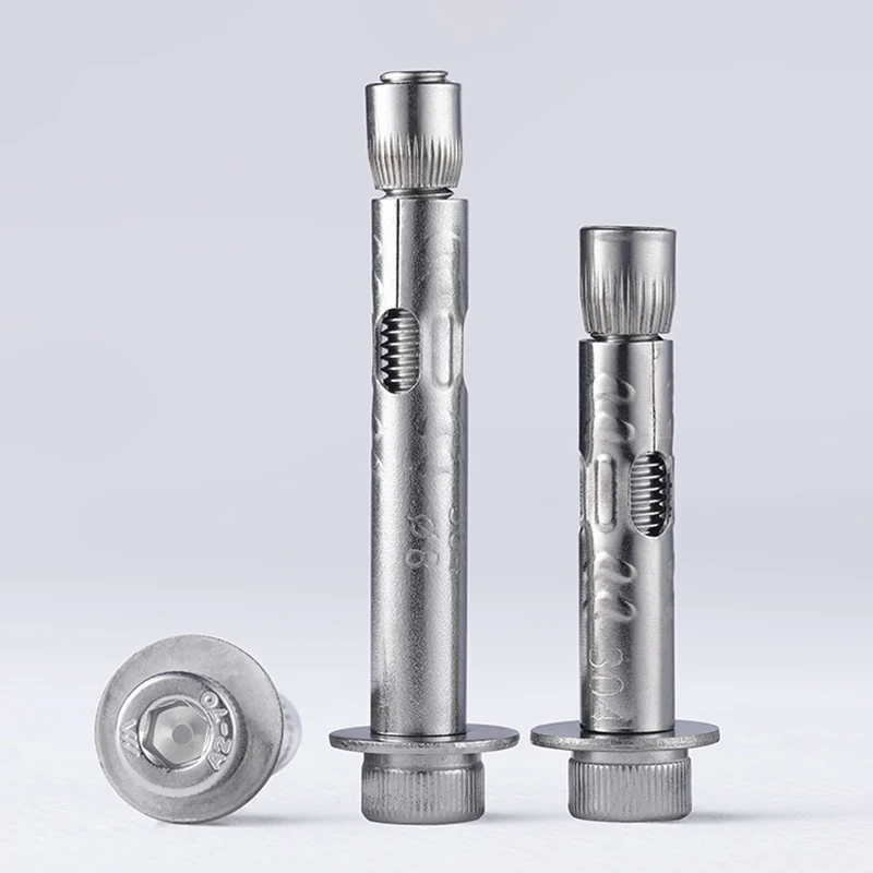 1/10pcs 304 Stainless Steel Built-in Expansion Screw Internal Expansion Bolt Implosion Hexagon Socke Expansion Screws M6M8M10M12
1/10pcs 304 Stainless Steel Built-in Expansion Screw Internal Expansion Bolt Implosion Hexagon Socke Expansion Screws M6M8M10M12