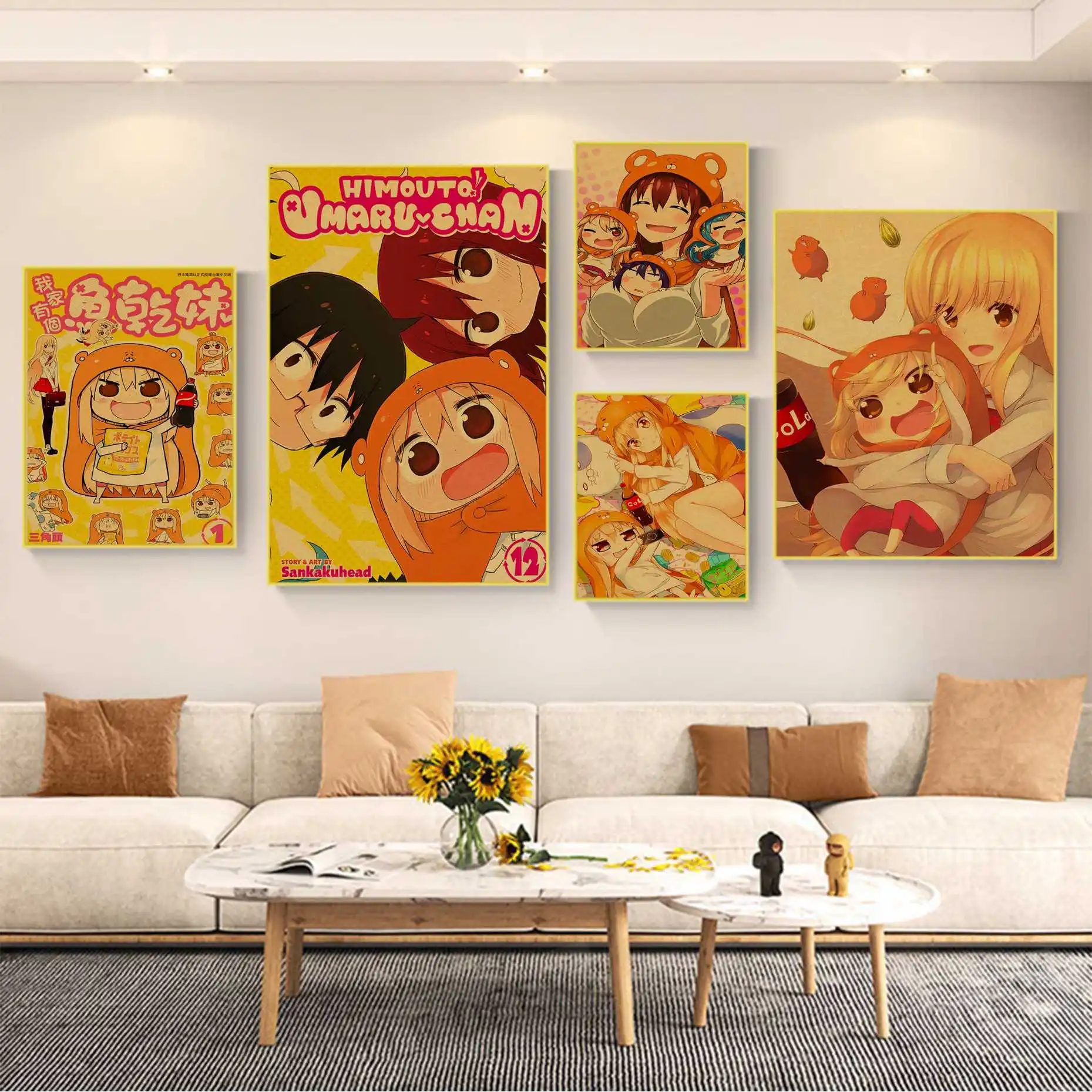 Anime Himouto Umaru-chan Classic Movie Posters Kraft Paper Sticker DIY Room Bar Cafe Stickers Wall Painting
Anime Himouto Umaru-chan Classic Movie Posters Kraft Paper Sticker DIY Room Bar Cafe Stickers Wall Painting