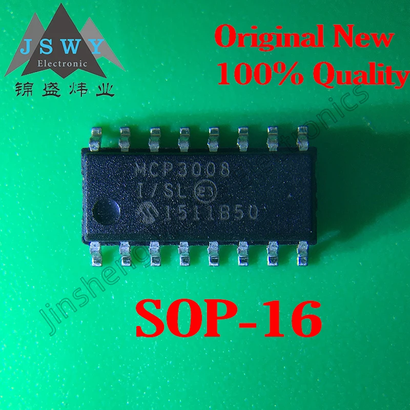 5-10PCS MCP3008-I/SL MCP3008T-I/SL MCP3008 SMD SOP-16 DAC Converter 100% brand new original stock free shipping
5-10PCS MCP3008-I/SL MCP3008T-I/SL MCP3008 SMD SOP-16 DAC Converter 100% brand new original stock free shipping