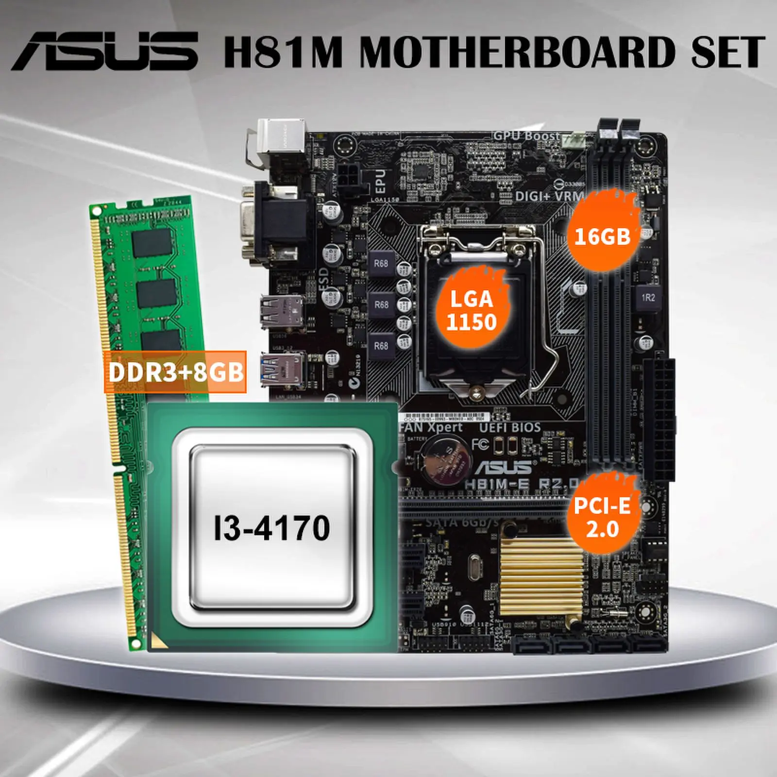 Комплект материнской платы ASUS LGA 1150 включает в себя H81M-E R2.0 Ddr3 8 Гб RAM и I3 4170 CPU Intel H81 Micro ATX Поддержка SATA III Overclock
Комплект материнской платы ASUS LGA 1150 включает в себя H81M-E R2.0 Ddr3 8 Гб RAM и I3 4170 CPU Intel H81 Micro ATX Поддержка SATA III Overclock