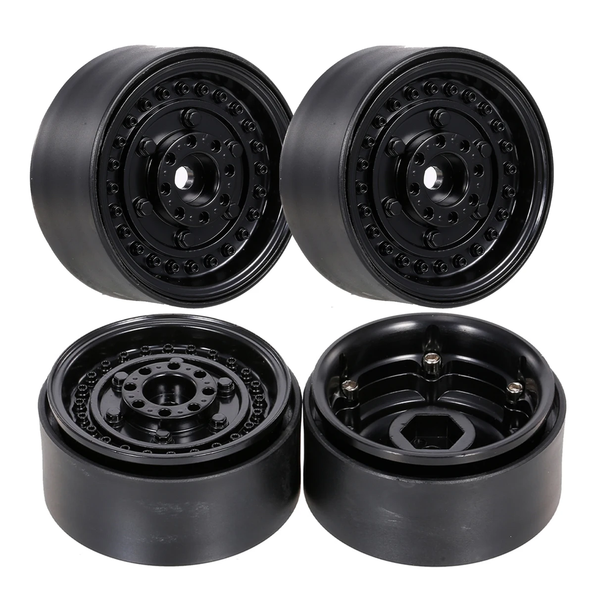 116g/pcs 1.9" Beadlock Wheel Rim for 1/10 RC Crawler Car Axial SCX10 90046 RedCat Gen8 Traxxas TRX-4
116g/pcs 1.9" Beadlock Wheel Rim for 1/10 RC Crawler Car Axial SCX10 90046 RedCat Gen8 Traxxas TRX-4