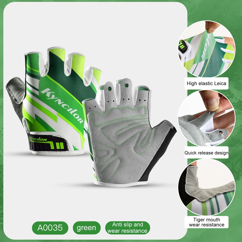 2 pcs/Pair Half Finger Cycling Gloves Thickened Shock Pad Multi-purpose Sport Anti Slip And Wear Resistance Gloves
2 pcs/Pair Half Finger Cycling Gloves Thickened Shock Pad Multi-purpose Sport Anti Slip And Wear Resistance Gloves