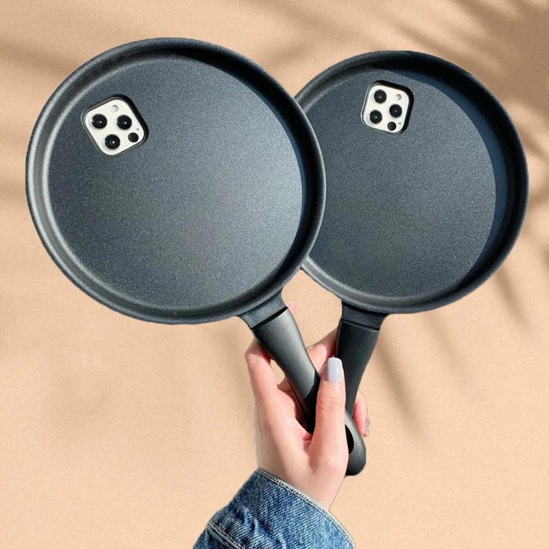 Funny 3D Frying Pan Case For iPhone 13 12 Pro Max 12 Mini 11 Pro SE 2020 10 X 7 8 6 6s Plus XR XS Max Pot Back Phone Case Fundas 
Funny 3D Frying Pan Case For iPhone 13 12 Pro Max 12 Mini 11 Pro SE 2020 10 X 7 8 6 6s Plus XR XS Max Pot Back Phone Case Fundas