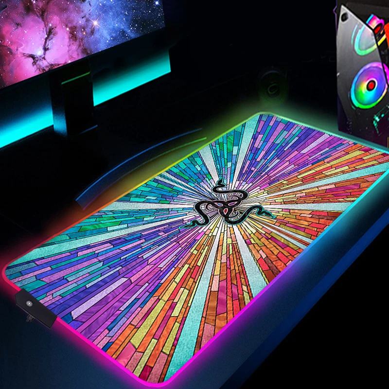 Razer RGB Mousepad Pc Gamer Accessories Xxl Gaming Mouse Pad Led Desk Protector Backlit With wire BACKLIGHT Luminous Keyboard
Razer RGB Mousepad Pc Gamer Accessories Xxl Gaming Mouse Pad Led Desk Protector Backlit With wire BACKLIGHT Luminous Keyboard