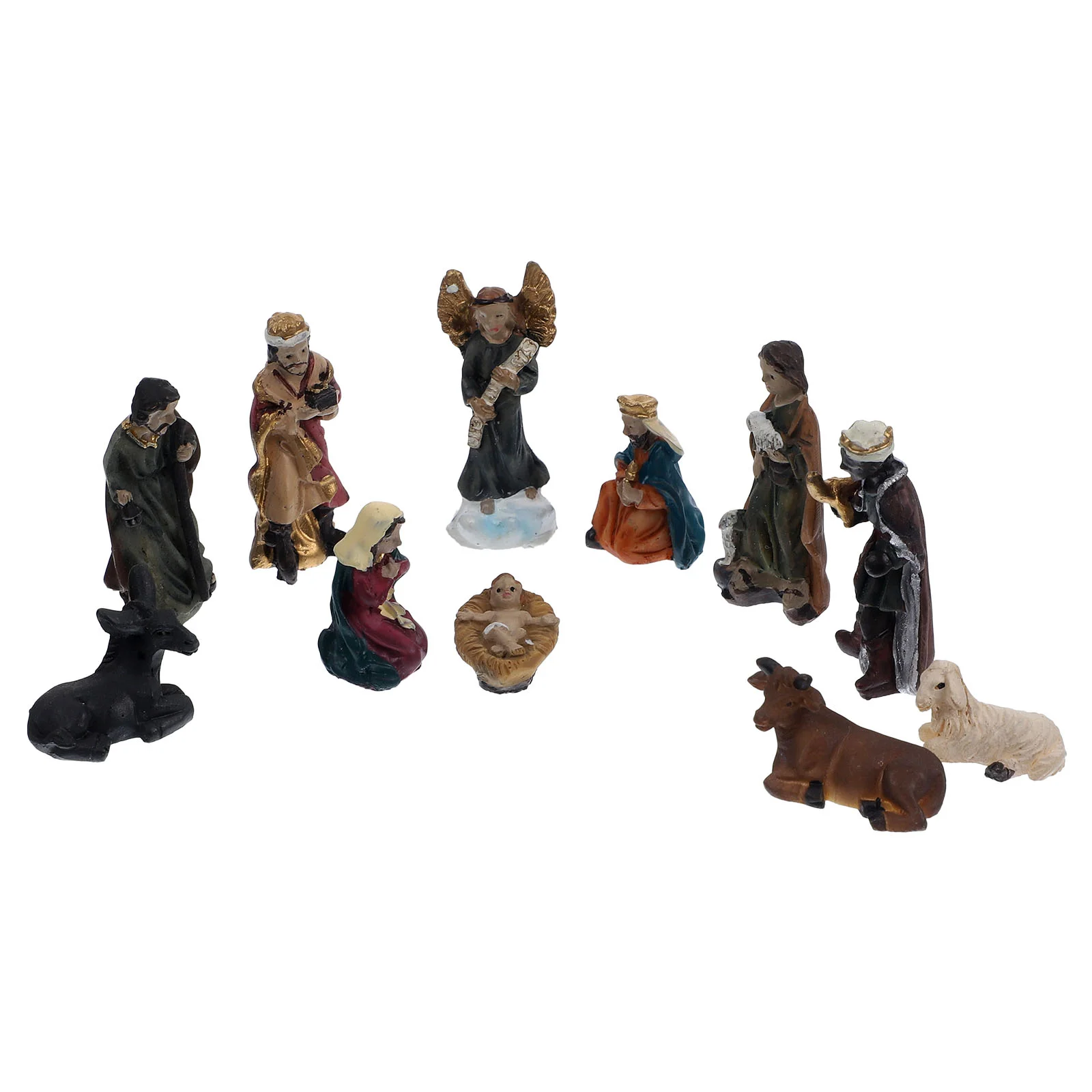 Mini Jesus Birth Figurines Nativity Ornaments Sculptures Home Decor Resin Christian Gift Set For Christmas Crib Craft Decor
Mini Jesus Birth Figurines Nativity Ornaments Sculptures Home Decor Resin Christian Gift Set For Christmas Crib Craft Decor