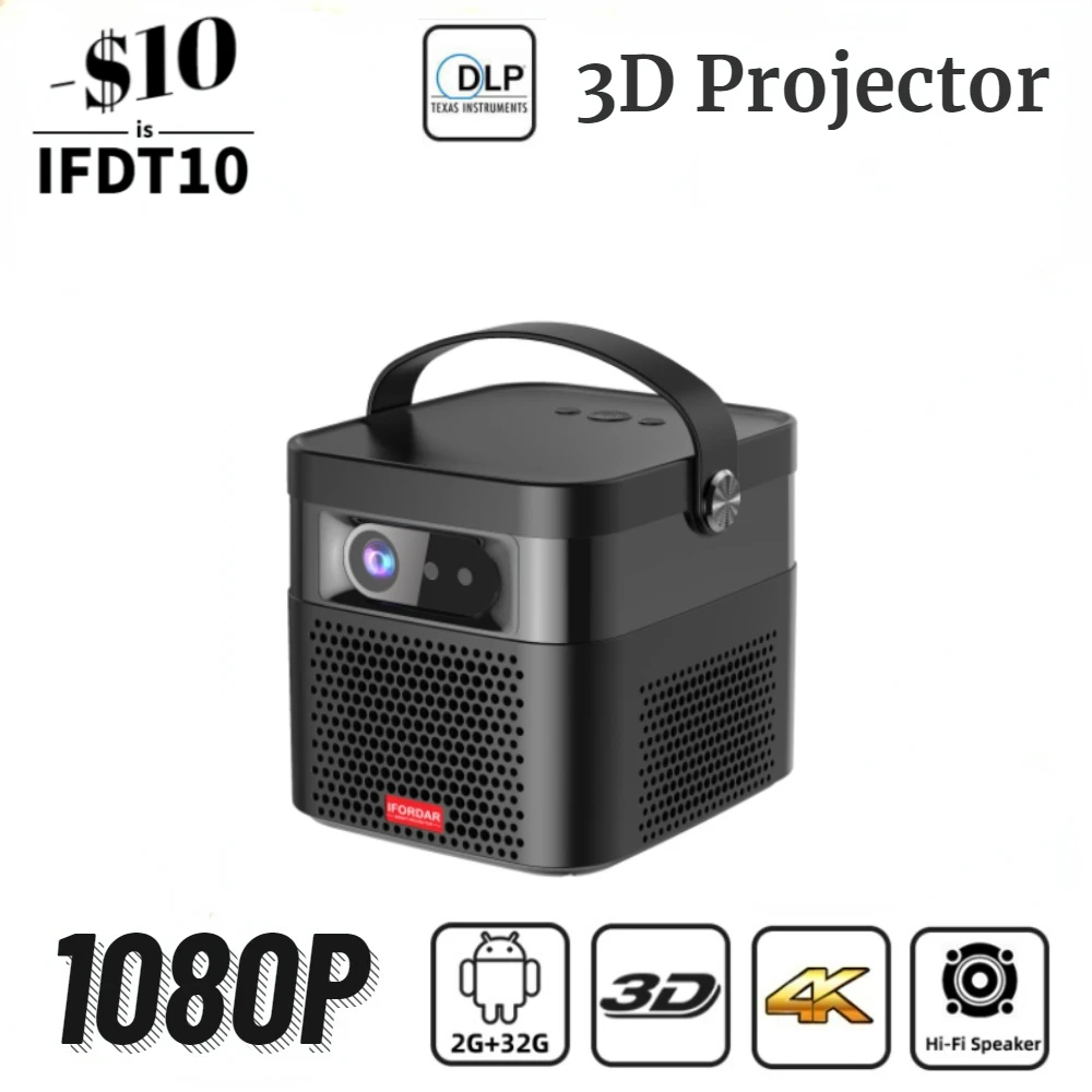 Проектор ifordar t5 3d dlp bluetooth full hd 4k netflix высокая яркость android miracast 1080p hifi wifi 2 ГБ + 32 ГБ проектор
Проектор ifordar t5 3d dlp bluetooth full hd 4k netflix высокая яркость android miracast 1080p hifi wifi 2 ГБ + 32 ГБ проектор