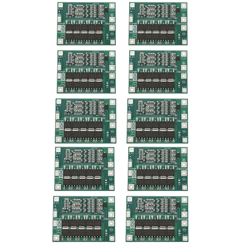 10X 3S 60A Bms плата 11,1 V 12,6 V 18650 Защитная плата литий-ионной, литиевой батареи улучшенная версия
10X 3S 60A Bms плата 11,1 V 12,6 V 18650 Защитная плата литий-ионной, литиевой батареи улучшенная версия