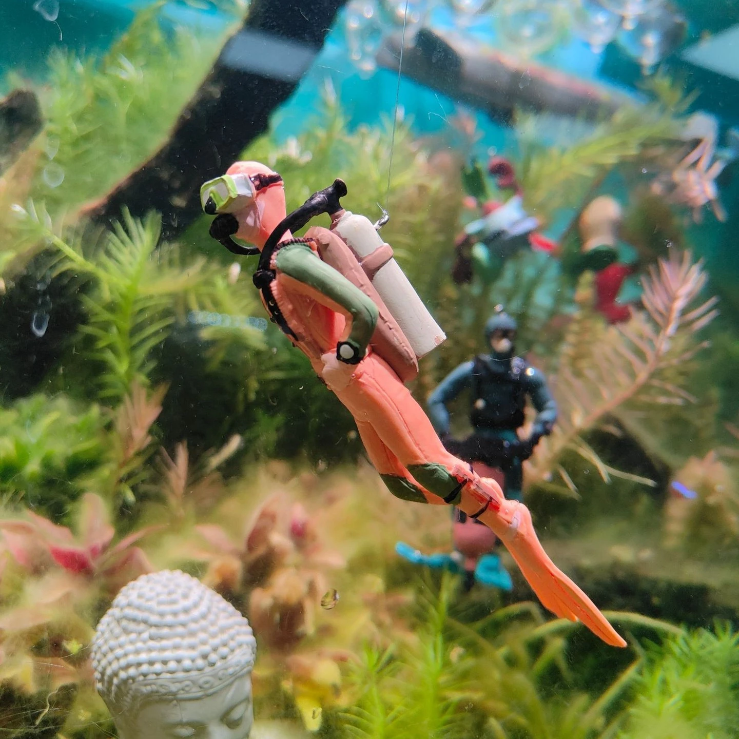Miniature Diver Figure Scuba Diver Model Figure Miniature Sea Ornaments Aquarium Decor Fish Tank Figurine Toy
Miniature Diver Figure Scuba Diver Model Figure Miniature Sea Ornaments Aquarium Decor Fish Tank Figurine Toy