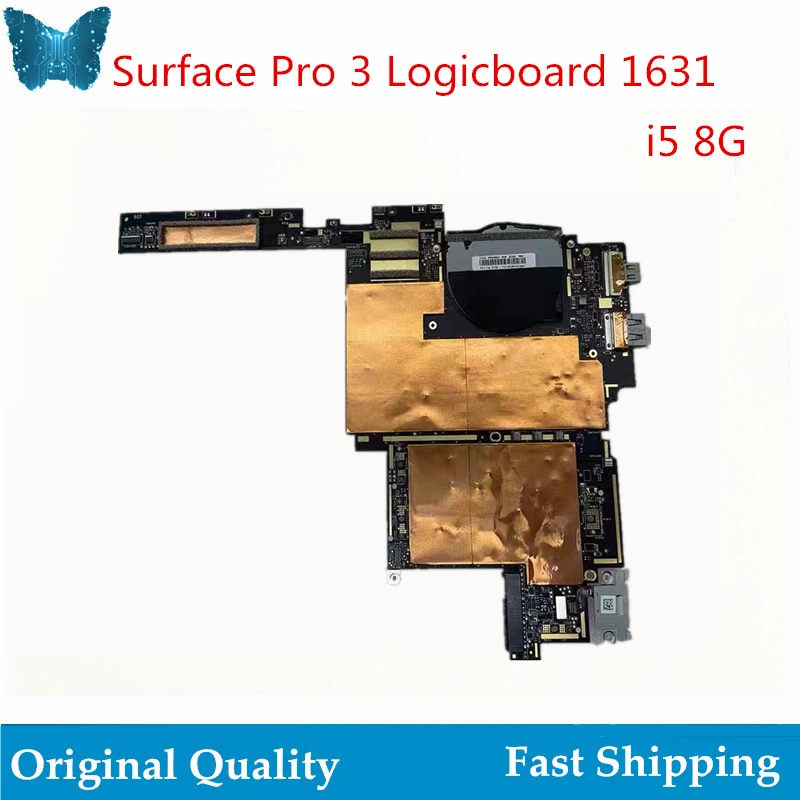 Оригинальная материнская плата для Microsoft Surface Pro 3 1631, логическая плата I5 8G, хорошо протестирована
Оригинальная материнская плата для Microsoft Surface Pro 3 1631, логическая плата I5 8G, хорошо протестирована