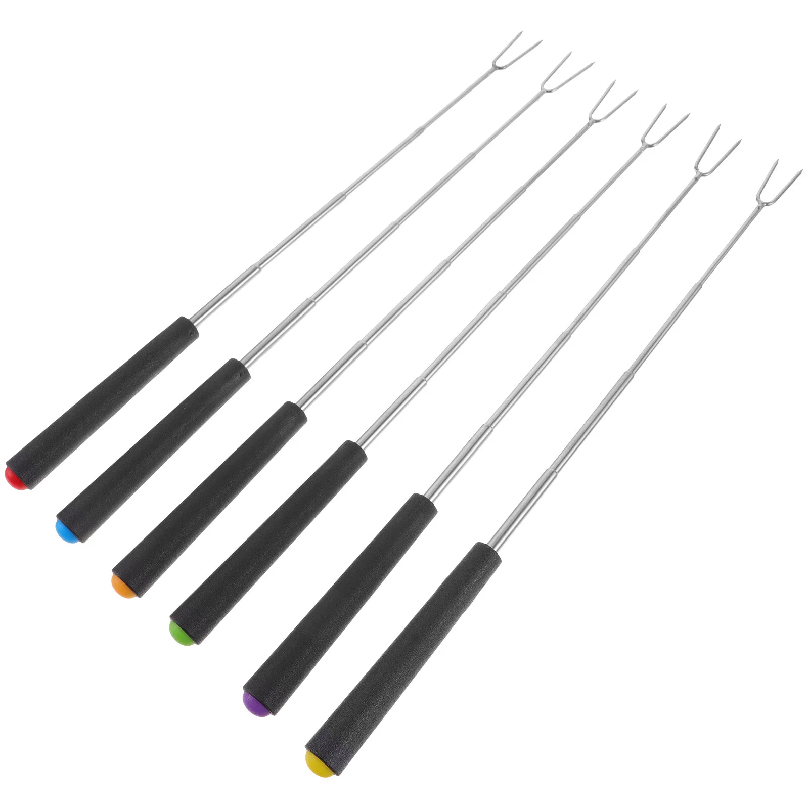 6 Pcs Set Metal Fork Grill Outdoor Stainless Steel Tool Bag Abs Roasting Sticks Marshmallow
6 Pcs Set Metal Fork Grill Outdoor Stainless Steel Tool Bag Abs Roasting Sticks Marshmallow