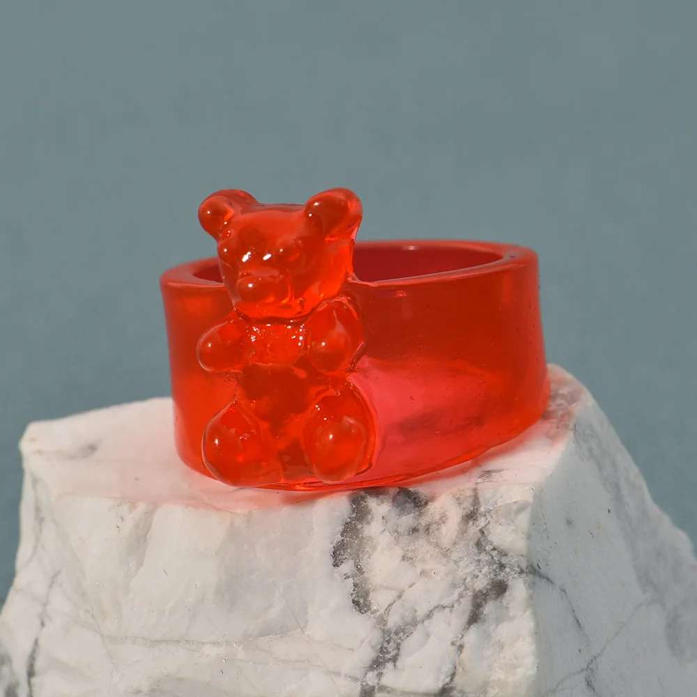 2022 New Acrylic Bear Multicolor Ring Ins Niche Cute Super Beautiful Small Fresh All-match Fashion Jewelry Girl Accessories
2022 New Acrylic Bear Multicolor Ring Ins Niche Cute Super Beautiful Small Fresh All-match Fashion Jewelry Girl Accessories