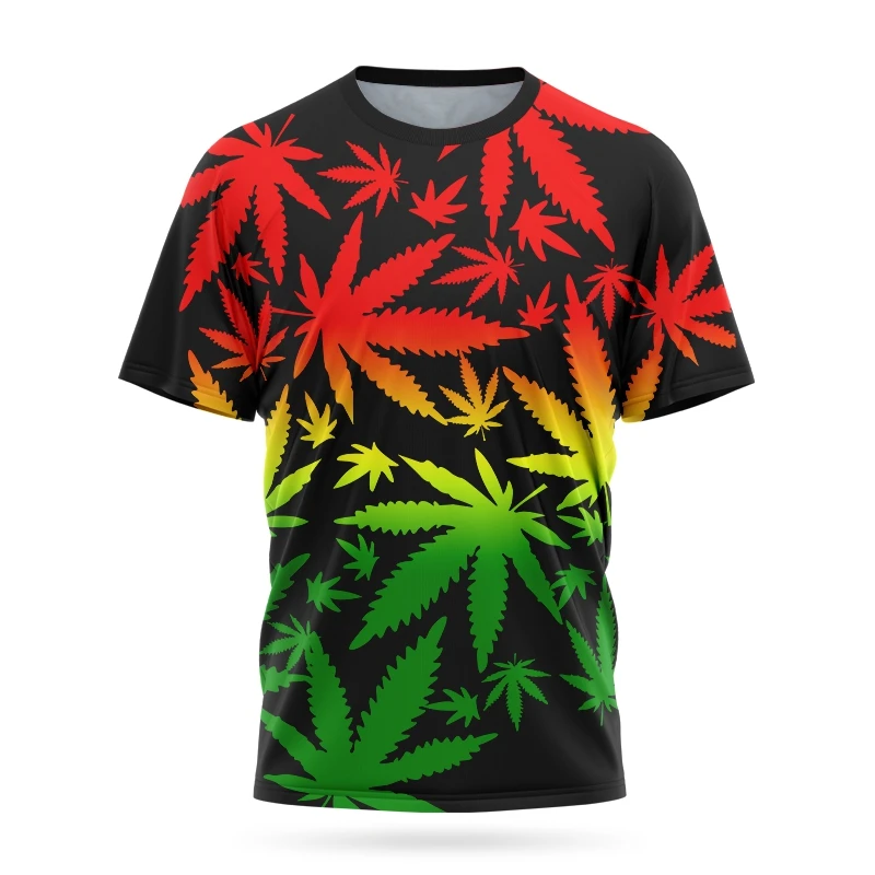 Natural Weed 3DPrinting Men's T Shirt Casual Short Sleeve Shirt Men Hip Hop Oversized Top O Neck Breathable Quick Dry
Natural Weed 3DPrinting Men's T Shirt Casual Short Sleeve Shirt Men Hip Hop Oversized Top O Neck Breathable Quick Dry