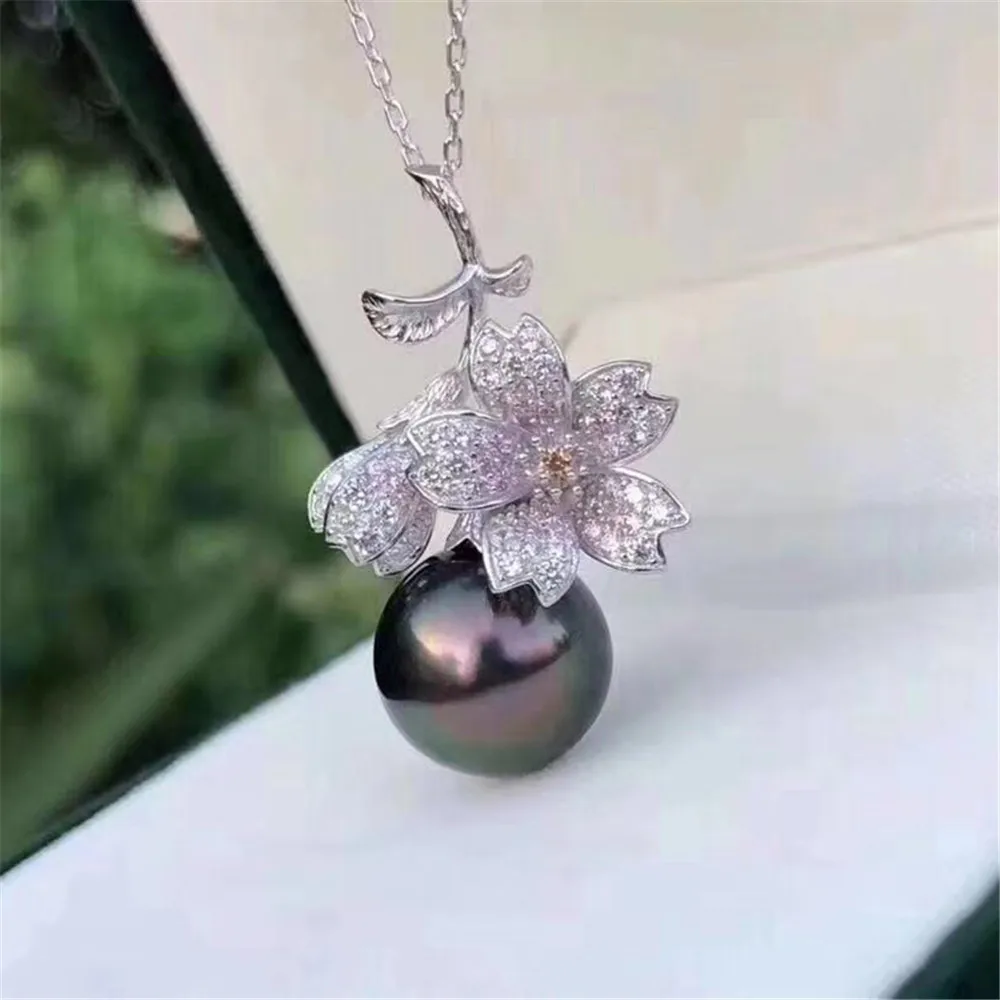 DIY Pearl Accessories S925 Sterling Silver Pearl Pendant Empty Bracelet Necklace Pendant Female Flower Style with 10-15mm Beads
DIY Pearl Accessories S925 Sterling Silver Pearl Pendant Empty Bracelet Necklace Pendant Female Flower Style with 10-15mm Beads