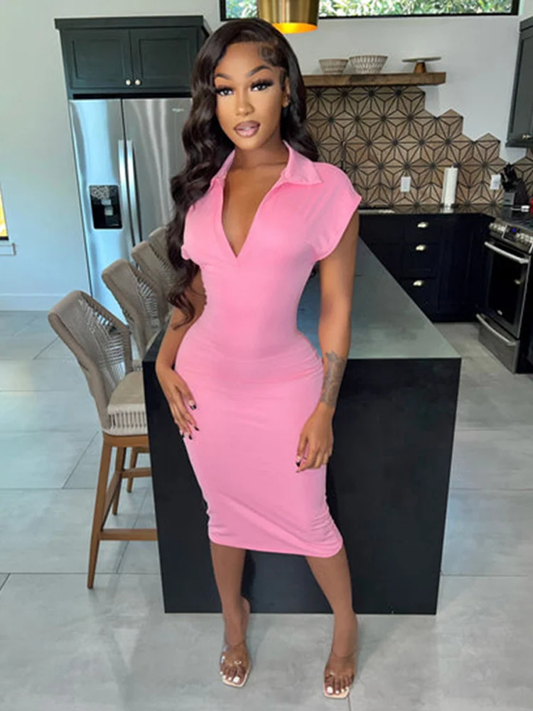 Zoctuo Summer Sexy Y2K Clothes Turn Down Collar Sleeveless V-neck Bodycon Midi Dresses For Women 2022 Outfits Club Streetwear
Zoctuo Summer Sexy Y2K Clothes Turn Down Collar Sleeveless V-neck Bodycon Midi Dresses For Women 2022 Outfits Club Streetwear
