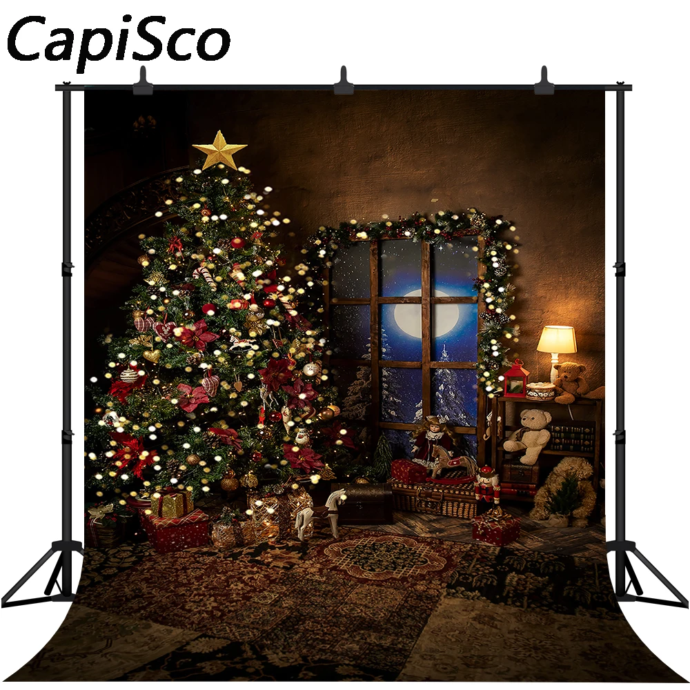 Christmas Backdrop for Photography Vintage Xmas Tree Window Snow Winter Background Party Decoration Photo Studio Booth Props
Christmas Backdrop for Photography Vintage Xmas Tree Window Snow Winter Background Party Decoration Photo Studio Booth Props