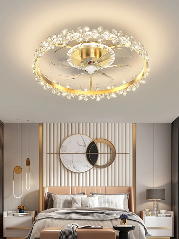 Nordic Light Luxury Crystal Fan Lamp 2023 New Mute Invisible Ceiling Restaurant Bedroom Light Fan Integrated Children's Light
Nordic Light Luxury Crystal Fan Lamp 2023 New Mute Invisible Ceiling Restaurant Bedroom Light Fan Integrated Children's Light