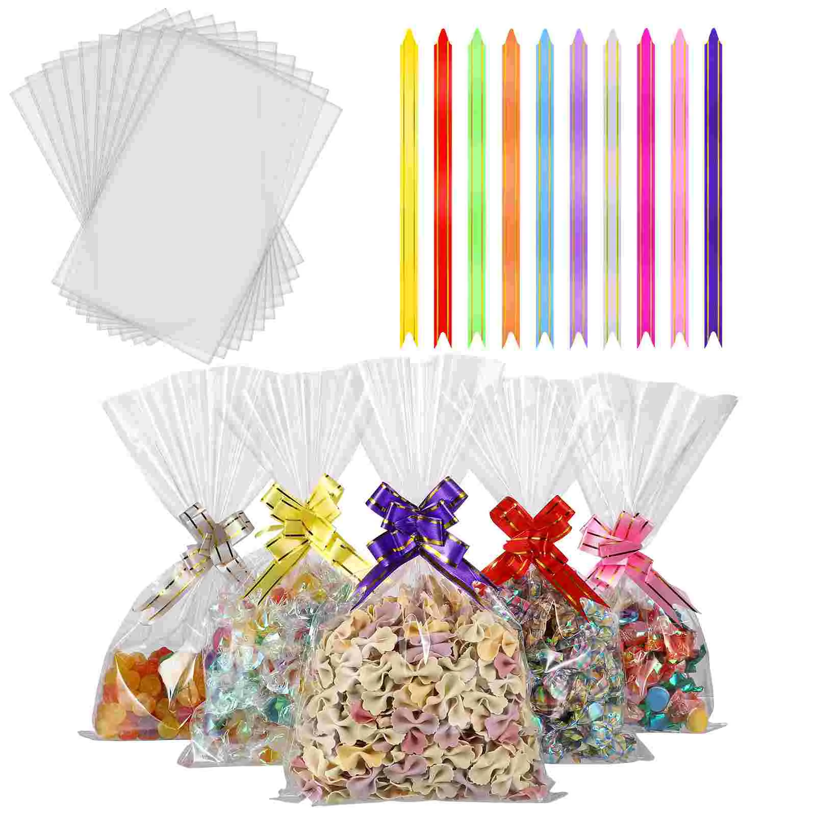 200pcs Cellophane Bags Lightweight Practical Treat Bags Gift Pouch for Shop Bakery Party
200pcs Cellophane Bags Lightweight Practical Treat Bags Gift Pouch for Shop Bakery Party