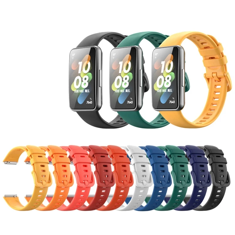 Waterproof Wristband Compatible with HuaweiBand 7 Bracelet Sport Smart Watch Silicone Band Anti-scratch Sweatproof Strap
Waterproof Wristband Compatible with HuaweiBand 7 Bracelet Sport Smart Watch Silicone Band Anti-scratch Sweatproof Strap