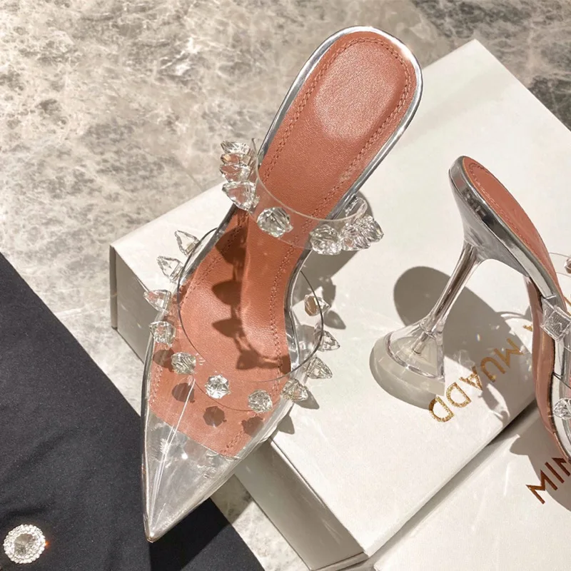 Women's Pumps Sexy Pointed Toe Crystal Buckle Sandals Fashion Transparent Shoes Nightclub Party High Heels
Women's Pumps Sexy Pointed Toe Crystal Buckle Sandals Fashion Transparent Shoes Nightclub Party High Heels