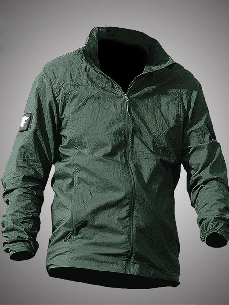 New Outdoor Tactical Sunscreen Clothes Jackets Thin Summer Waterproof Quick Dry Men Hooded Windbreaker Army Military Jacket
New Outdoor Tactical Sunscreen Clothes Jackets Thin Summer Waterproof Quick Dry Men Hooded Windbreaker Army Military Jacket