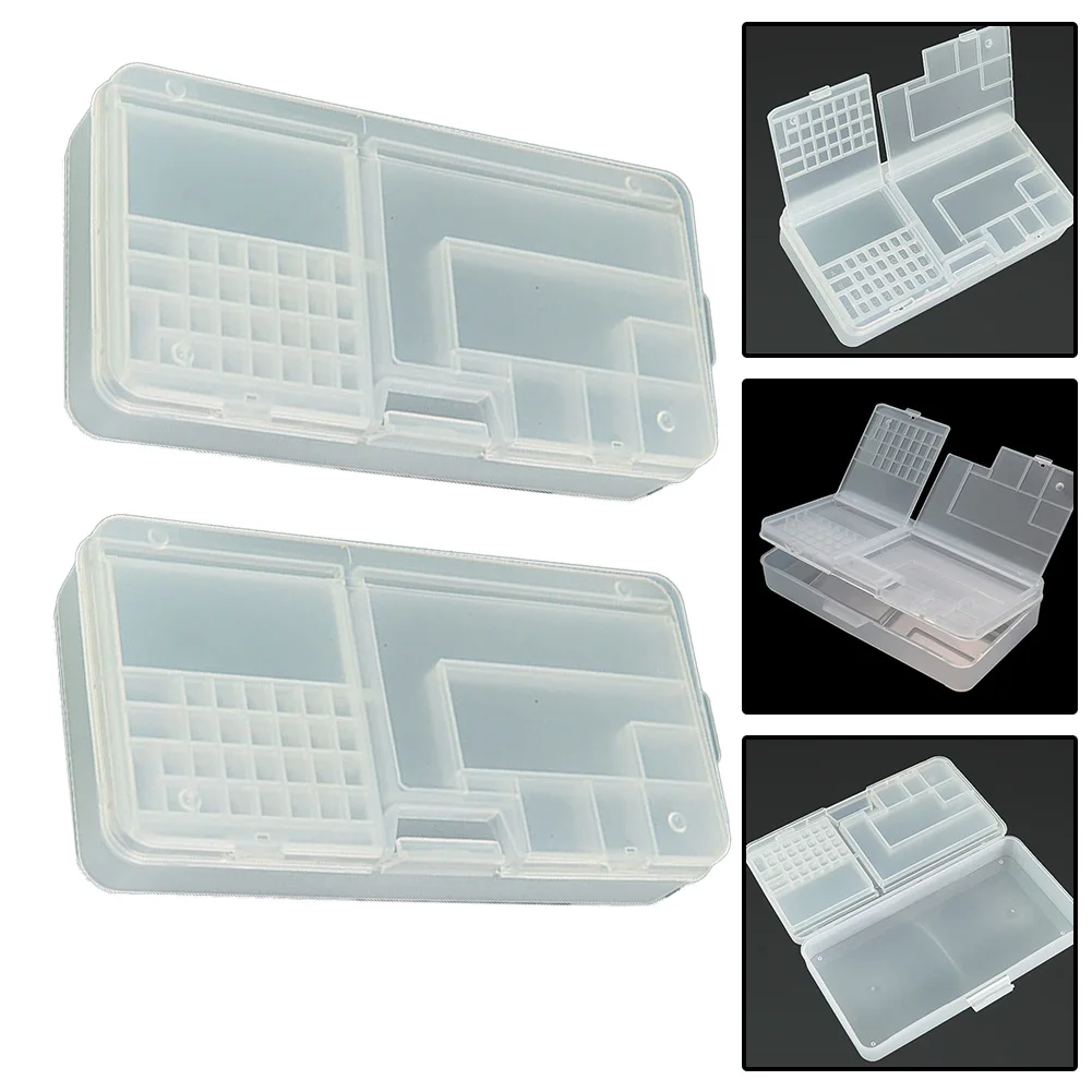 Storage Box Tool Box Workshop Equipment 18.3*9.3*3.7cm 2PCS Organizer Rectangle Screw Holder Storage Box Durable
Storage Box Tool Box Workshop Equipment 18.3*9.3*3.7cm 2PCS Organizer Rectangle Screw Holder Storage Box Durable