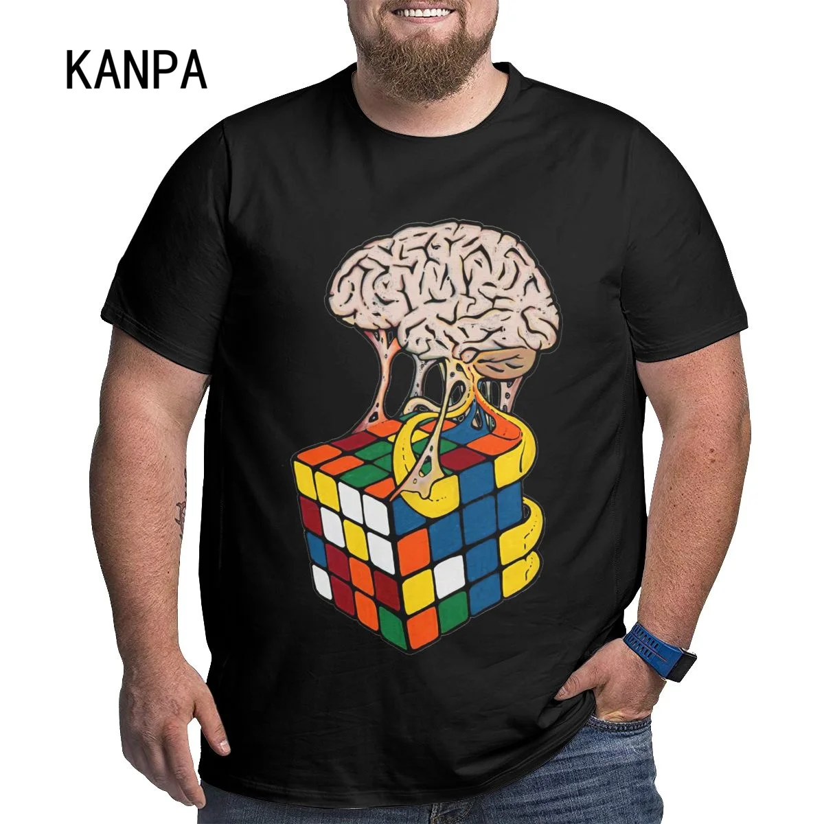 Rubic Cubes Brain T Shirts Plus Size Top Tees for Big and Tall Men Graphic Novelty T-shirts Men's Cotton Tops Clothing 1XL-6XL
Rubic Cubes Brain T Shirts Plus Size Top Tees for Big and Tall Men Graphic Novelty T-shirts Men's Cotton Tops Clothing 1XL-6XL
