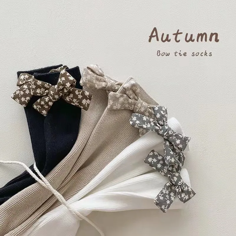 Носки принцессы для девочек, милые чулки до колена с большим бантом для малышей, класс А, мягкий хлопок, подарок для детей 3-12 лет 
Носки принцессы для девочек, милые чулки до колена с большим бантом для малышей, класс А, мягкий хлопок, подарок для детей 3-12 лет