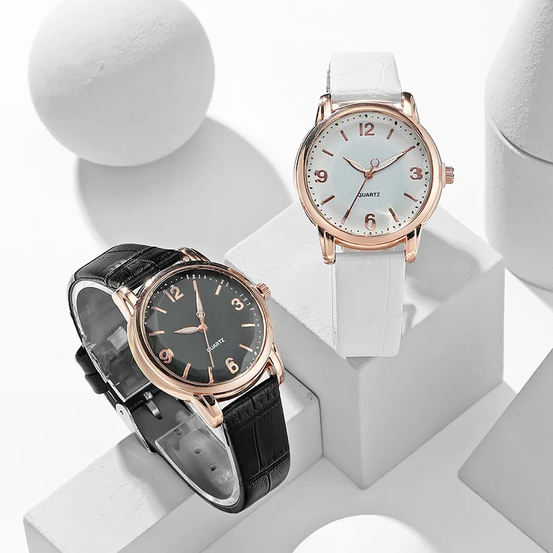 New Two-color DialStylish Simplicity Women's Watches Quartz Watch Ladies Fashion Dial Casual Bracele Watch Leather Wristwatch
New Two-color DialStylish Simplicity Women's Watches Quartz Watch Ladies Fashion Dial Casual Bracele Watch Leather Wristwatch