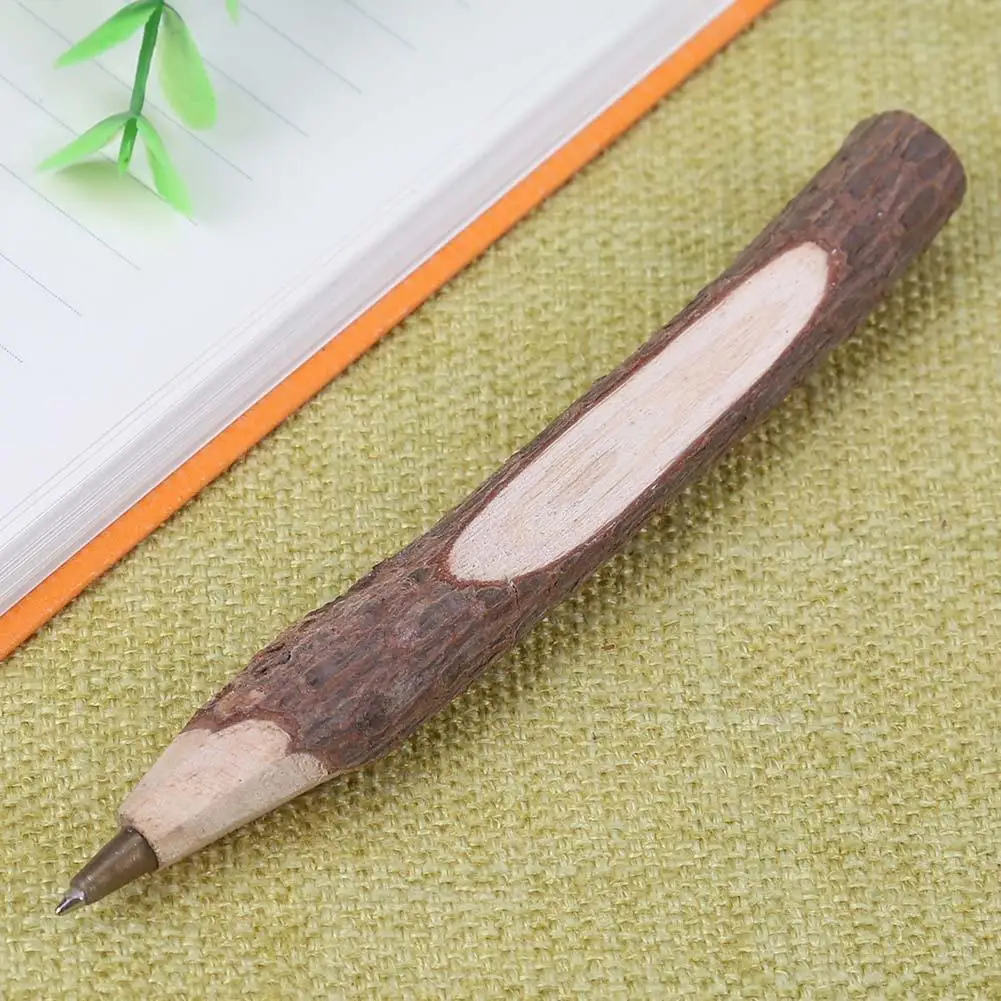 ALLOYSEED 5pcs/lot primary color Ballpoint Pens Creative Tree Bark Pencil Ball-point Pens Cute Kawaii Wooden Pens for gift
ALLOYSEED 5pcs/lot primary color Ballpoint Pens Creative Tree Bark Pencil Ball-point Pens Cute Kawaii Wooden Pens for gift