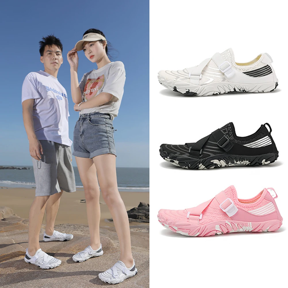 

Non-slip Diving Sneakers Breathable Swim Beach Aqua Shoes Wear-resistant Trekking Wading Shoes Outdoor Supplies for Lake Hiking