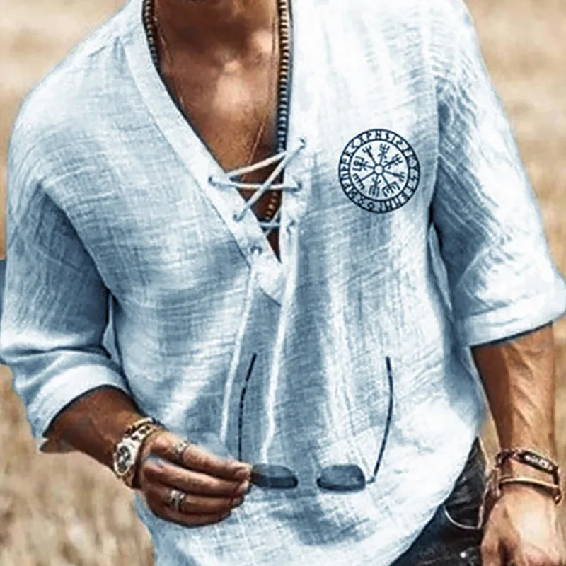 2022 Men'S Hollow Out Linen Oversized T Shirt Summer Male Sexy Deep V Neck Bandage Men Clothing Casual Solid Color Tops
2022 Men'S Hollow Out Linen Oversized T Shirt Summer Male Sexy Deep V Neck Bandage Men Clothing Casual Solid Color Tops