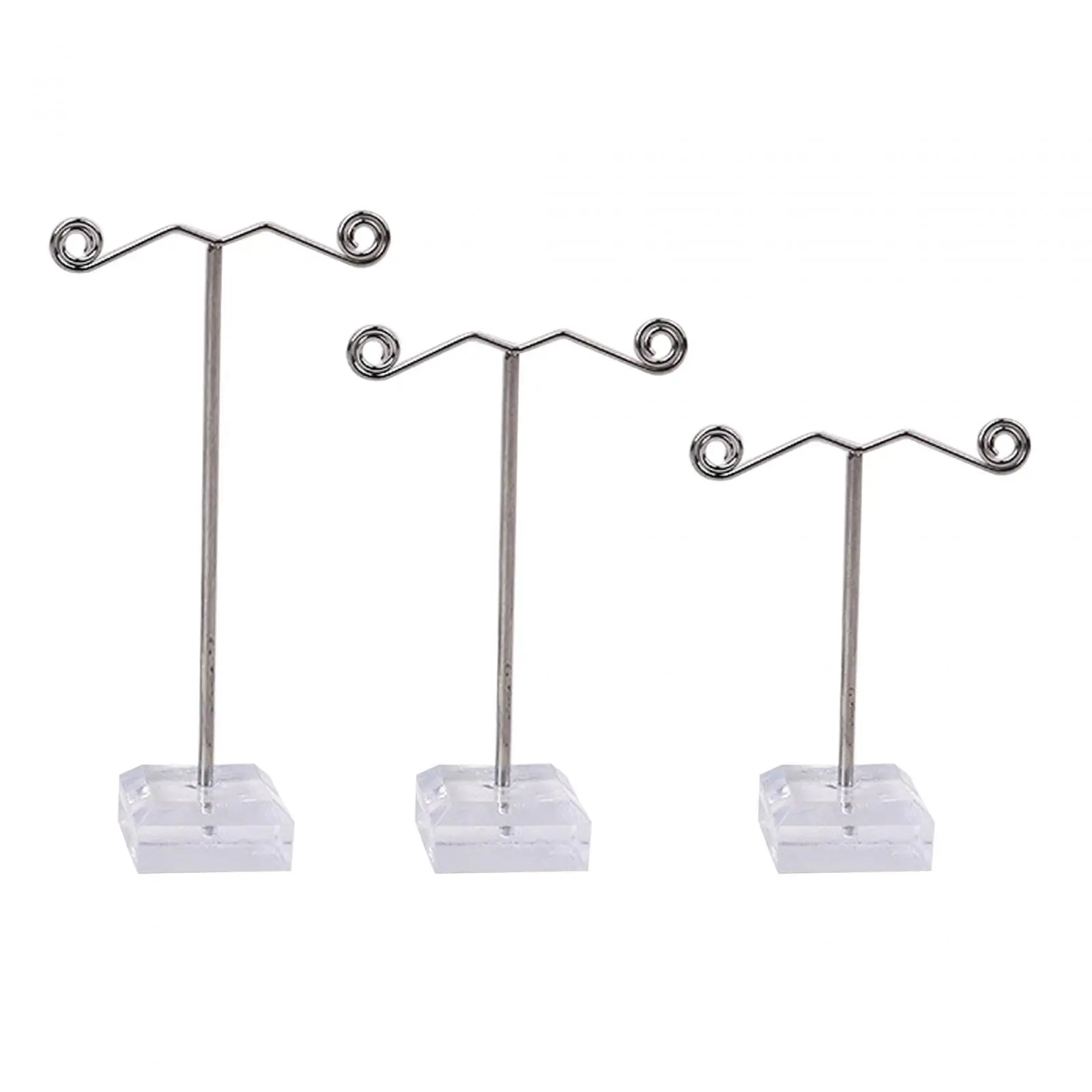 3 Pieces Earrings Display Stand Creative Earring Holder Rack Stable Gifts with Acrylic Base Mini Earrings Organizer Girls Women
3 Pieces Earrings Display Stand Creative Earring Holder Rack Stable Gifts with Acrylic Base Mini Earrings Organizer Girls Women