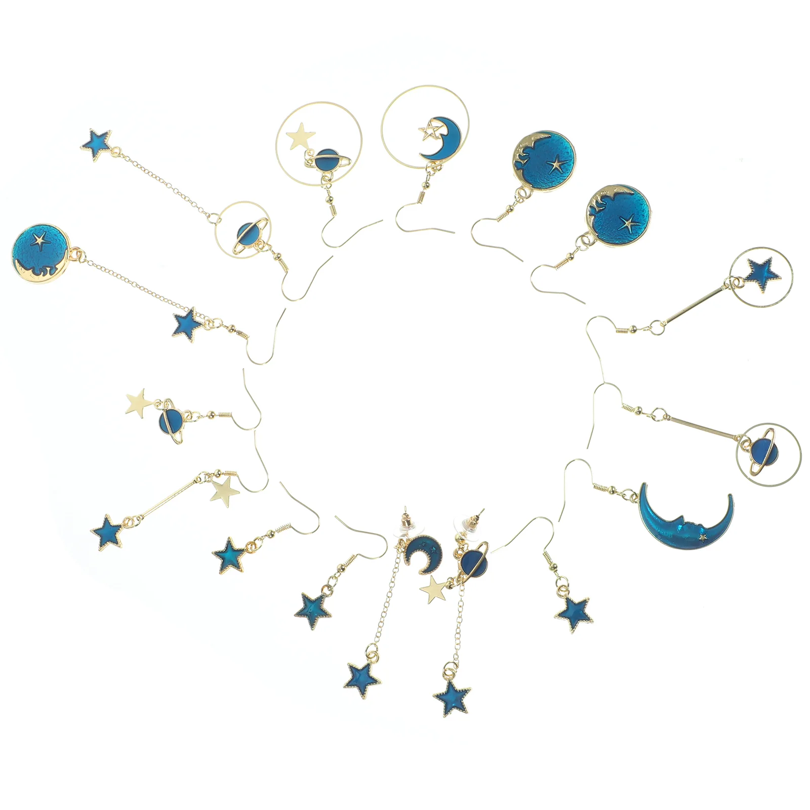 8 Pairs Marine Inspired Earring Set Women's Drop & Dangle Earrings Womens Dangling 2023 Moon Fun Zinc Alloy
8 Pairs Marine Inspired Earring Set Women's Drop & Dangle Earrings Womens Dangling 2023 Moon Fun Zinc Alloy
