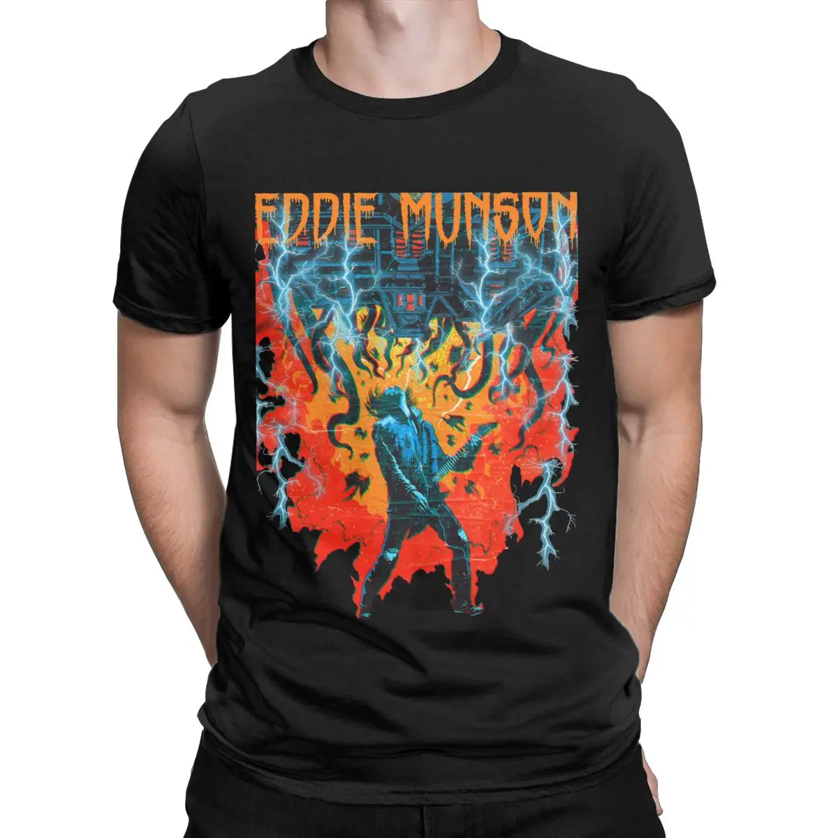 Eddie Munson Stranger Things t shirt for men Vintage Pure Cotton Hellfire Club Round Collar Short Sleeve Shirt Big Size Clothes
Eddie Munson Stranger Things t shirt for men Vintage Pure Cotton Hellfire Club Round Collar Short Sleeve Shirt Big Size Clothes