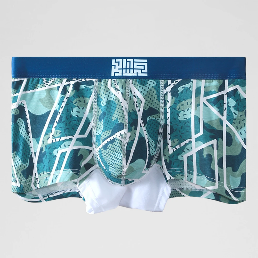 Sexy Mens Bikini Pouch Boxers Geometry Print Men's Underwear Low Rise Cotton Boxershorts Man Breathable Trunks Underpants
Sexy Mens Bikini Pouch Boxers Geometry Print Men's Underwear Low Rise Cotton Boxershorts Man Breathable Trunks Underpants