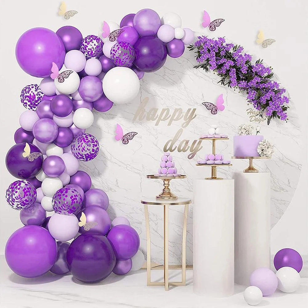 99pcs Purple Balloon Garland Arch Kit For Birthday Party Decor Baby Shower Wedding Supplies
99pcs Purple Balloon Garland Arch Kit For Birthday Party Decor Baby Shower Wedding Supplies