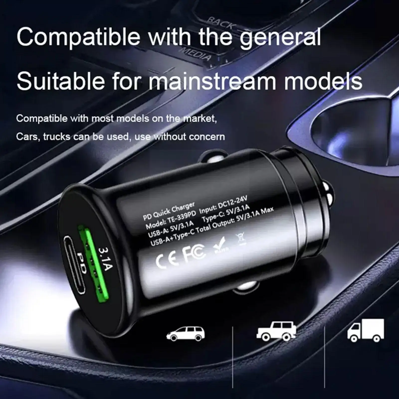 Автомобильное зарядное устройство Usb C, 3,0 Pd, 20 Вт, Тип C, быстрая зарядка, автомобильное зарядное устройство для телефона 12 13 Pro I0p7 
Автомобильное зарядное устройство Usb C, 3,0 Pd, 20 Вт, Тип C, быстрая зарядка, автомобильное зарядное устройство для телефона 12 13 Pro I0p7