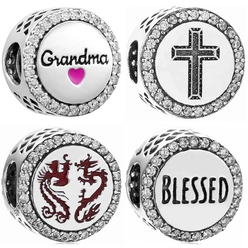 Original Faith & Cross Dragon & Phoenix Lucky Heart Grandma Blessed Charm Jewelry Fit 925 Sterling Silver Bead Popular Bracelet
Original Faith & Cross Dragon & Phoenix Lucky Heart Grandma Blessed Charm Jewelry Fit 925 Sterling Silver Bead Popular Bracelet