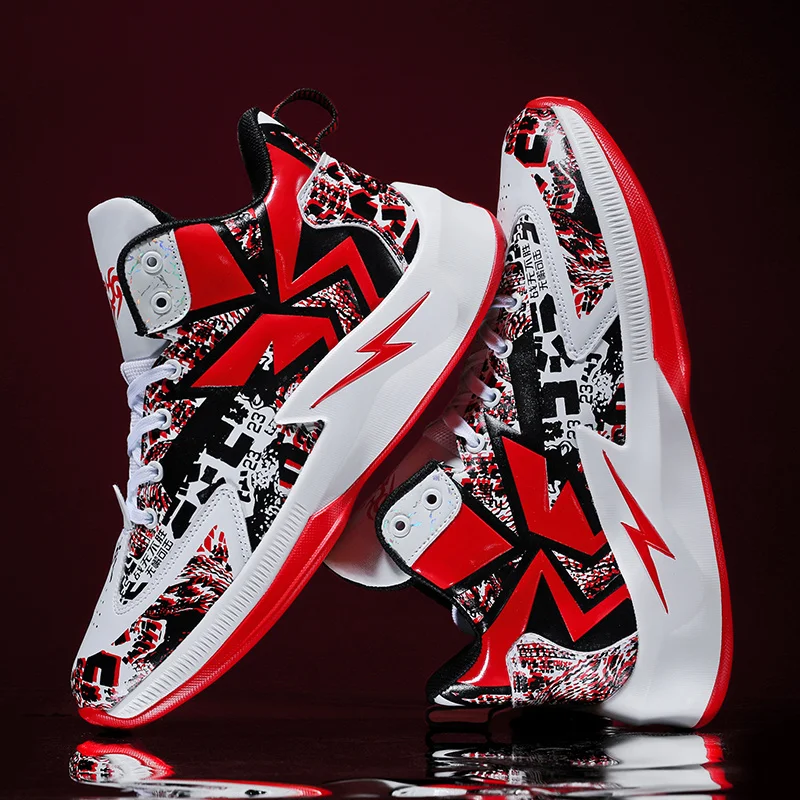 High Top Basketball Shoes Men Sneakers Boys Basket Shoes Thick Sole Anti-slip Male Outdoor Sports Shoes Trainer Tennis Hombre
High Top Basketball Shoes Men Sneakers Boys Basket Shoes Thick Sole Anti-slip Male Outdoor Sports Shoes Trainer Tennis Hombre