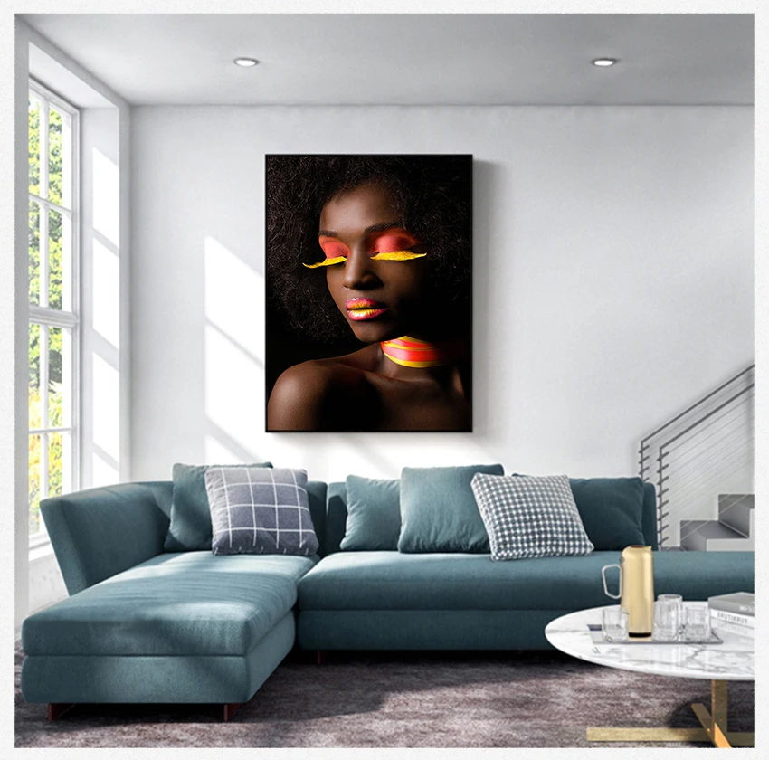 Black Girl Makeup Posters Scandinavian Wall Art Picture Home Decor Fashion Nude African Woman Indian Canvas Prints Painting
Black Girl Makeup Posters Scandinavian Wall Art Picture Home Decor Fashion Nude African Woman Indian Canvas Prints Painting