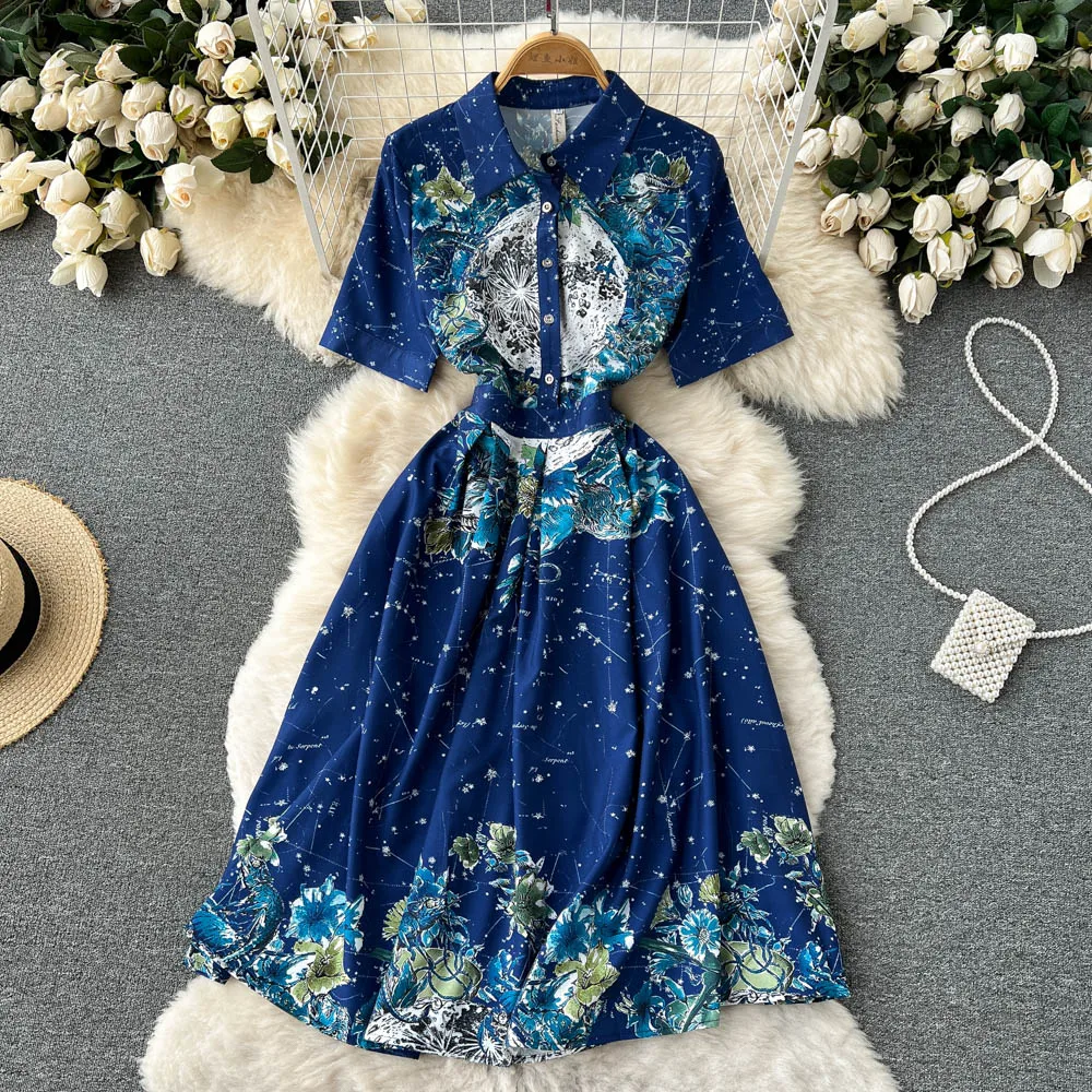 Детское летнее платье-рубашка с коротким рукавом и принтом
Детское летнее платье-рубашка с коротким рукавом и принтом